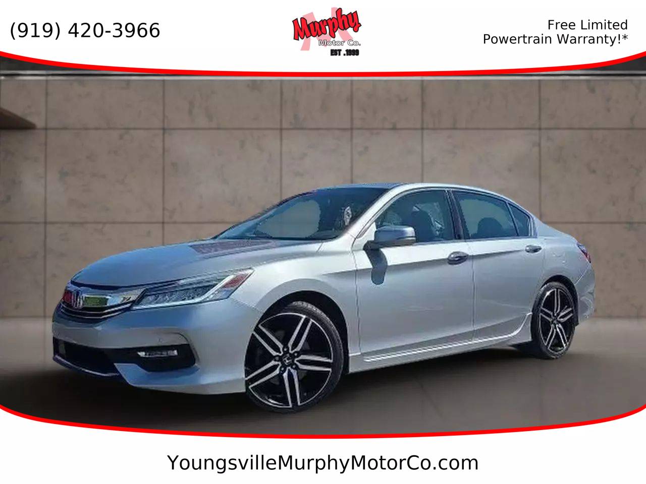 2017 Honda Accord Touring — Sedan — 36,182 mi — Youngsville, NC