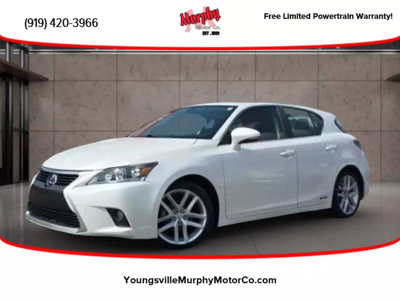 2015 Lexus CT CT 200h — Hatchback — 95,194 mi — Youngsville, NC