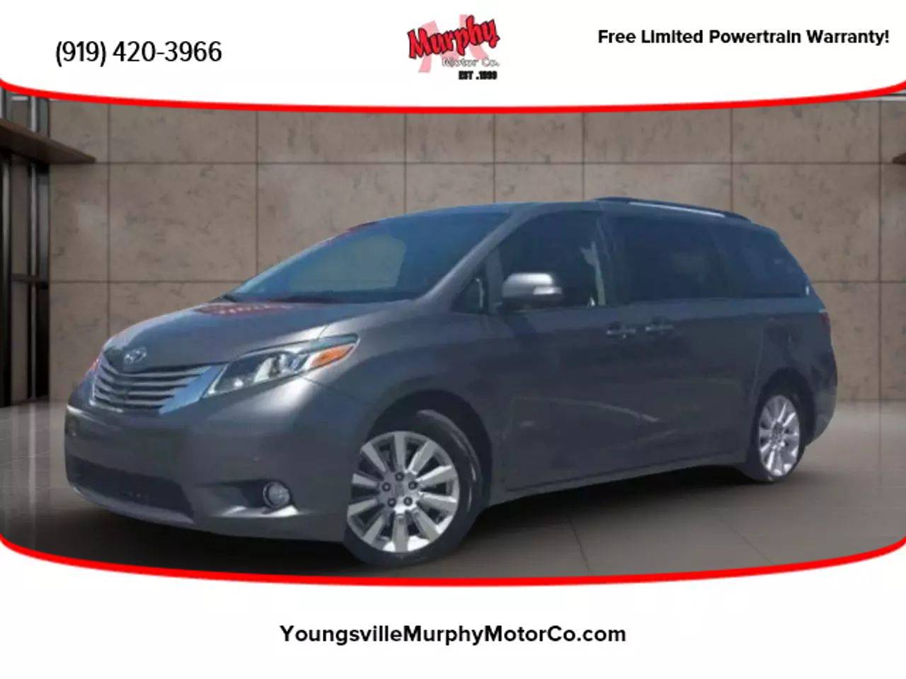 2015 Toyota Sienna XLE — Minivan — 110,733 mi — Youngsville, NC