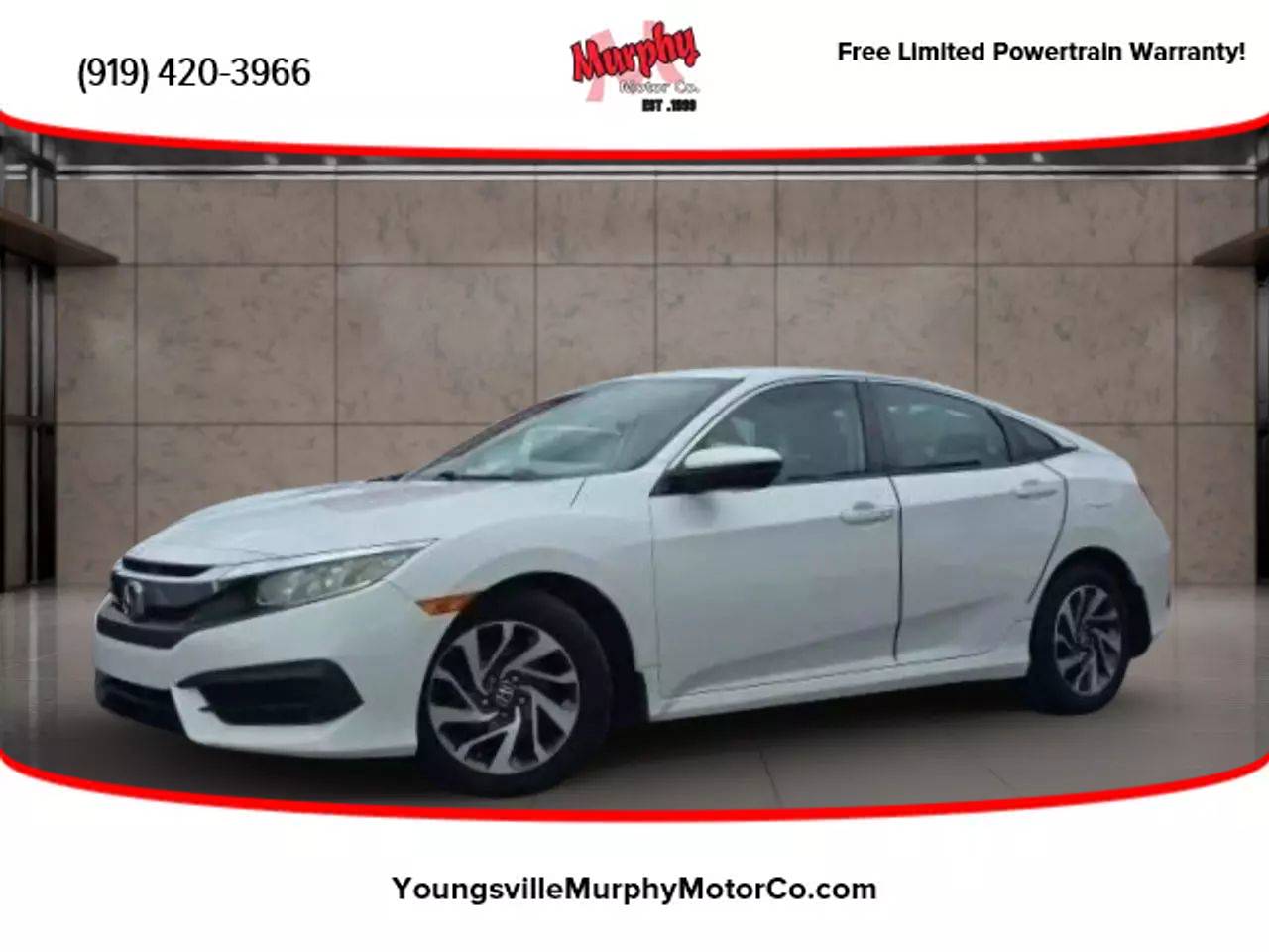 2018 Honda Civic EX — Sedan — 86,103 mi — Youngsville, NC