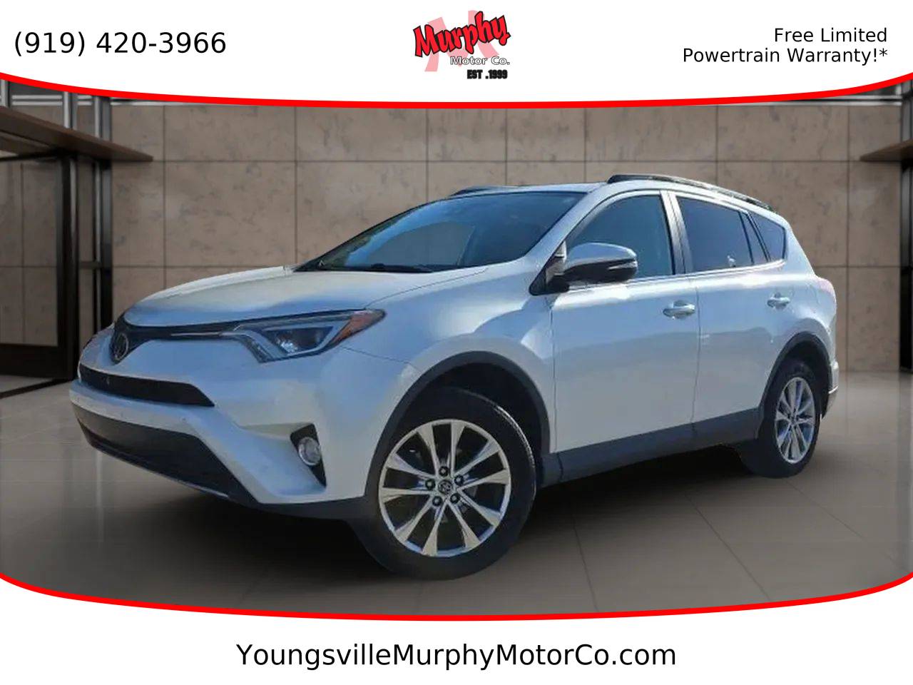 2017 Toyota RAV4 Platinum — SUV — 86,009 mi — Youngsville, NC