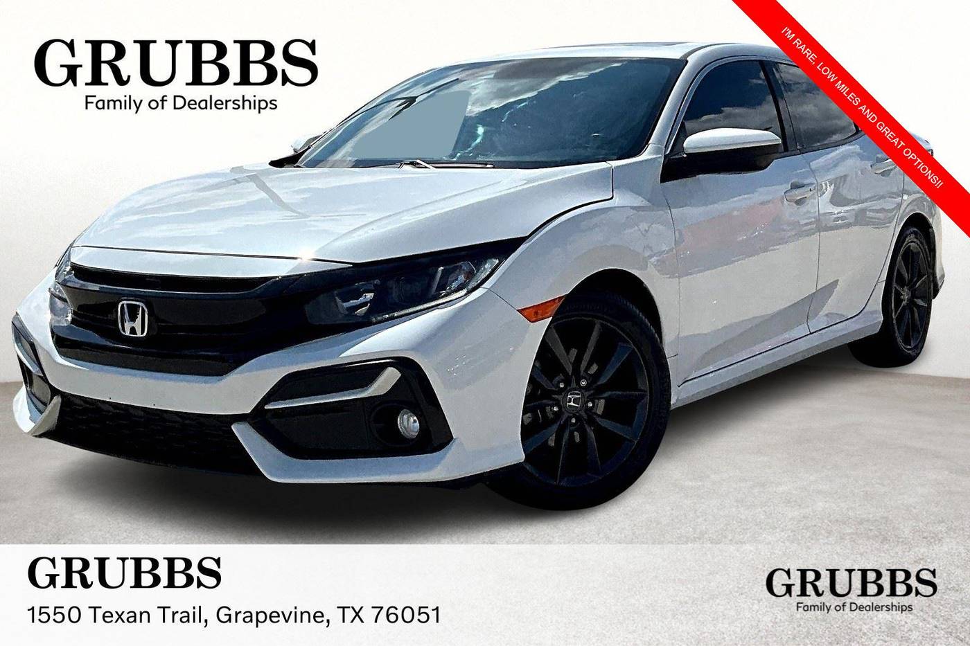2021 Honda Civic EX — Hatchback — 44,038 mi — Grapevine, TX