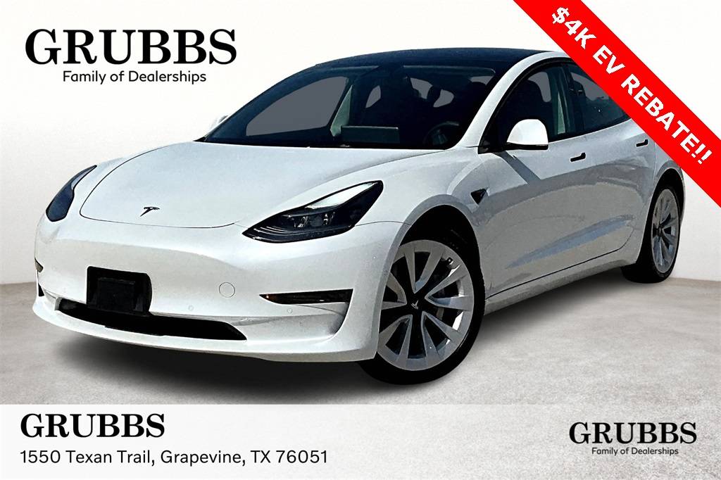 2022 Tesla Model 3 Standard Range Plus — Sedan — 21,230 mi — Grapevine, TX