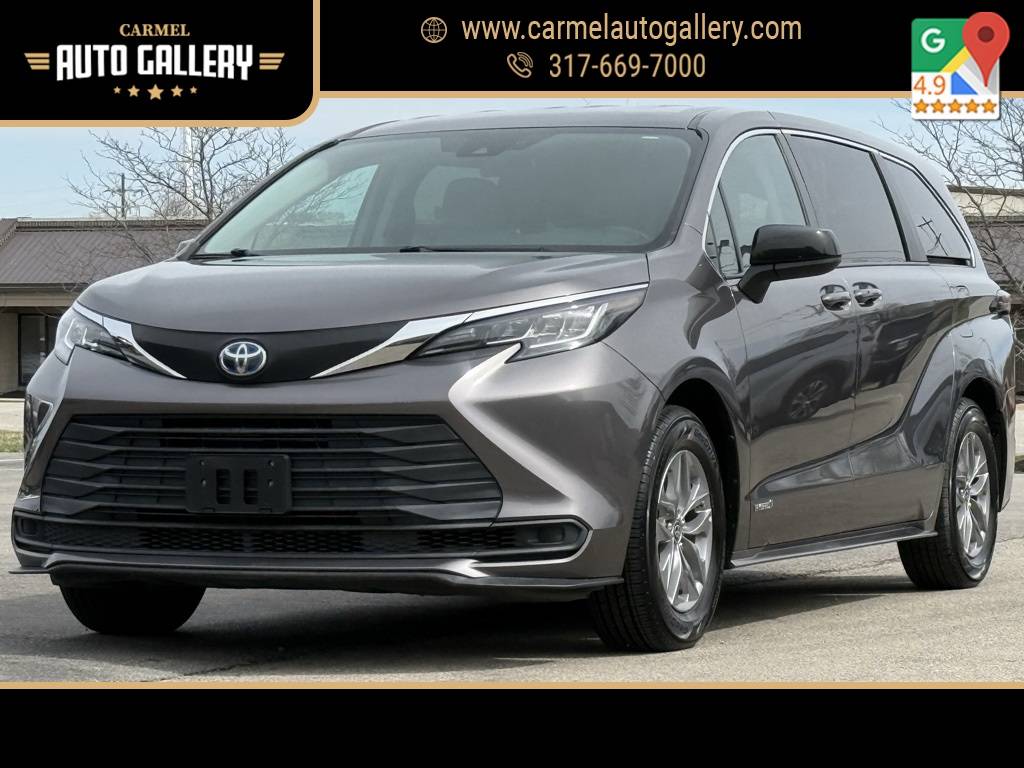 2021 Toyota Sienna LE — Minivan — 53,432 mi — Carmel, IN