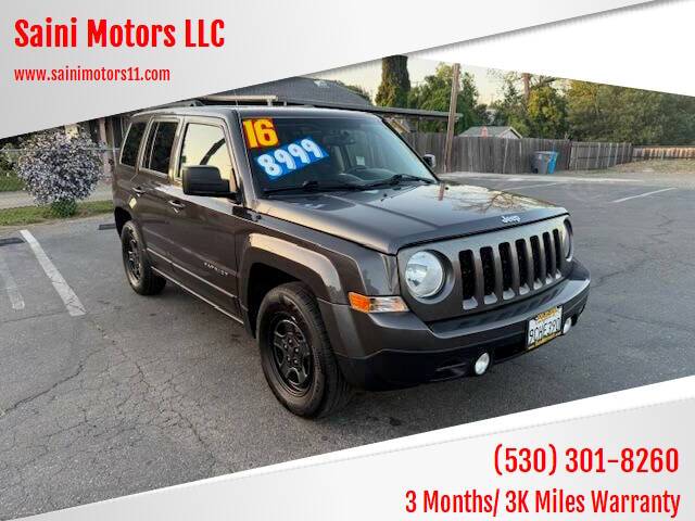 2016 Jeep Patriot Sport — SUV — 123,199 mi — Yuba City, CA