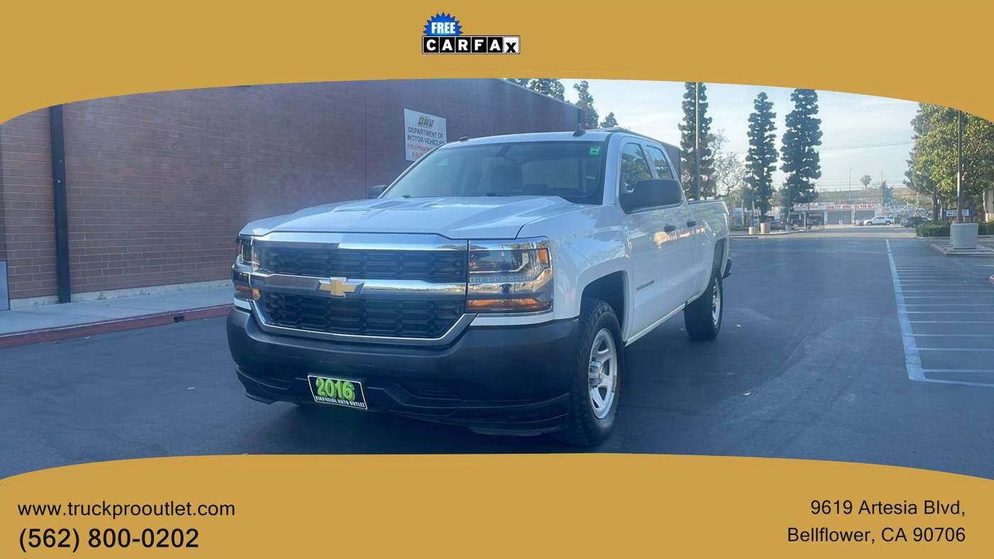 2016 Chevrolet Silverado 1500 WT — Pickup Truck — 133,339 mi — Bellflower, CA