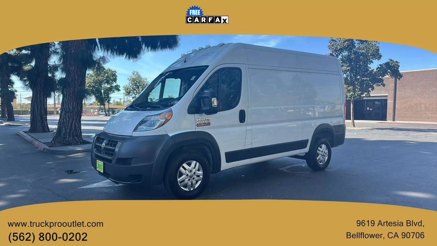 2015 Ram ProMaster Cargo Van 1500 — Cargo Van — 89,274 mi — Bellflower, CA