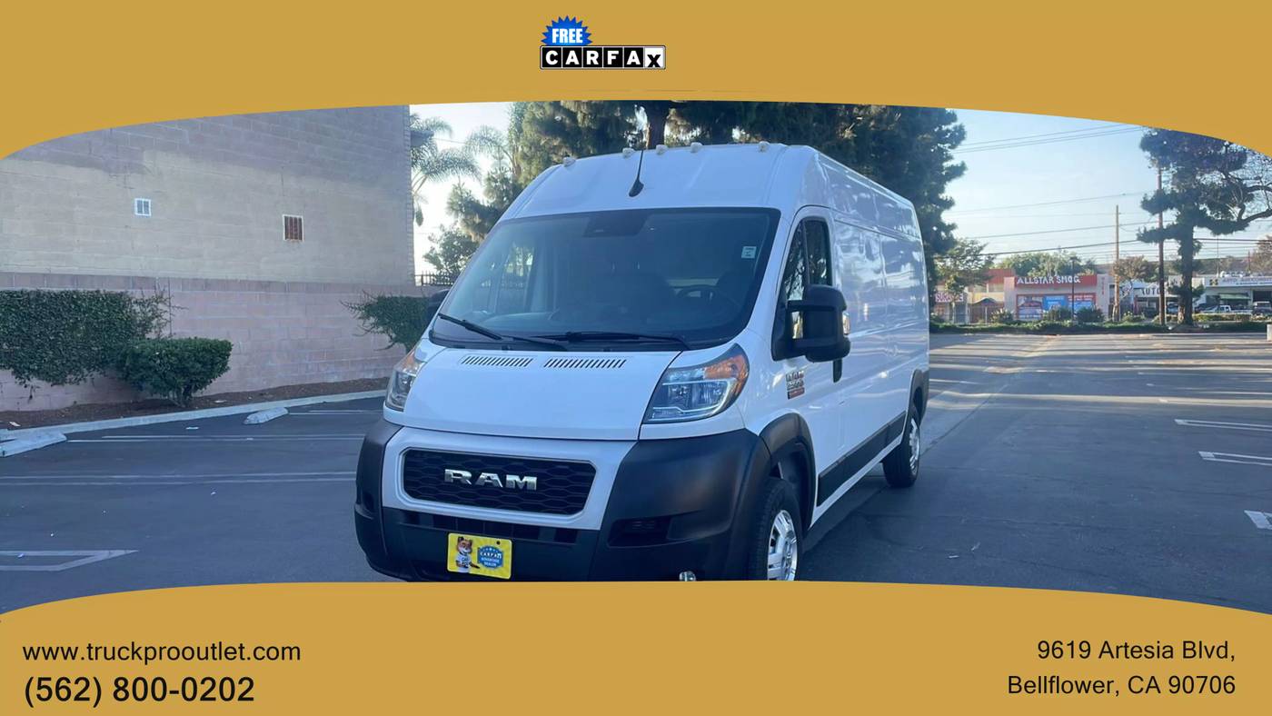 2022 Ram ProMaster Cargo Van 2500 — Cargo Van — 117,053 mi — Bellflower, CA