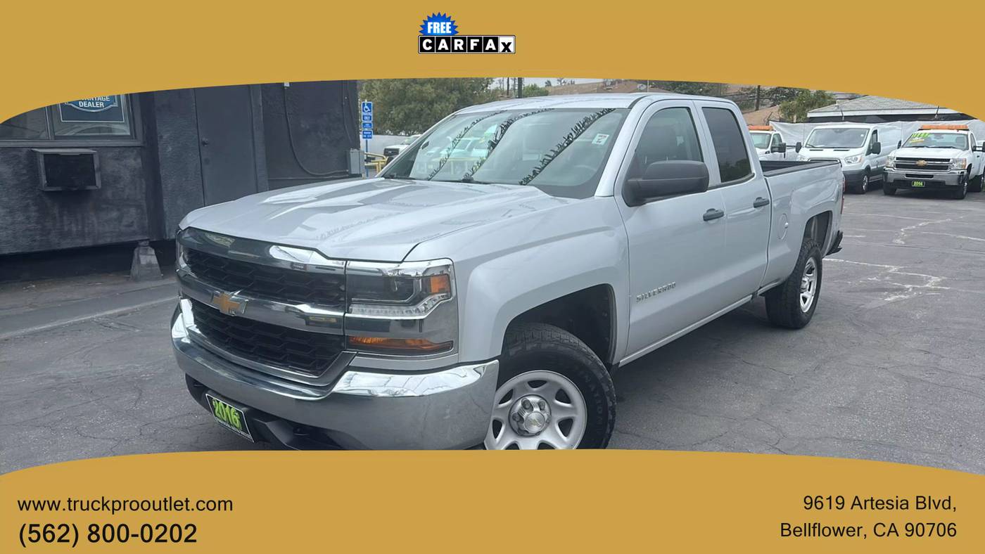 2016 Chevrolet Silverado 1500 WT — Pickup Truck — 164,489 mi — Bellflower, CA