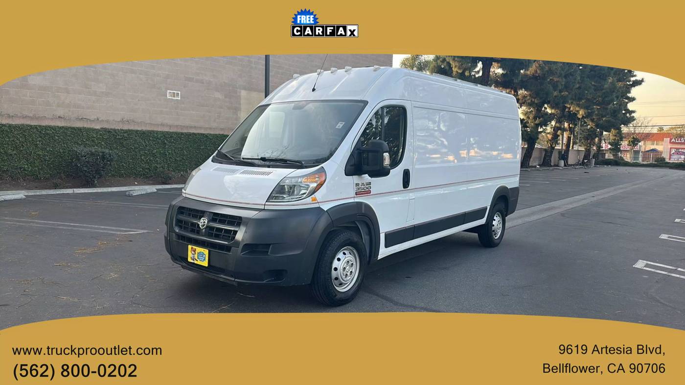 2017 Ram ProMaster Cargo Van 3500 — Cargo Van — 92,326 mi — Bellflower, CA