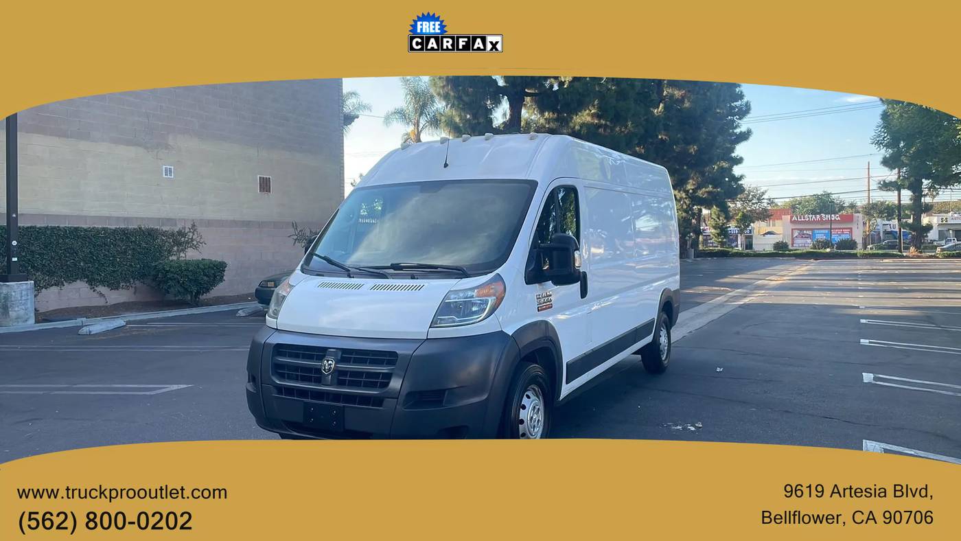 2017 Ram ProMaster Cargo Van 3500 — Cargo Van — 115,135 mi — Bellflower, CA