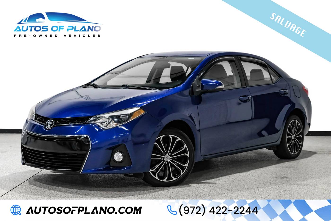 2015 Toyota Corolla S — Sedan — 49,255 mi — Plano, TX
