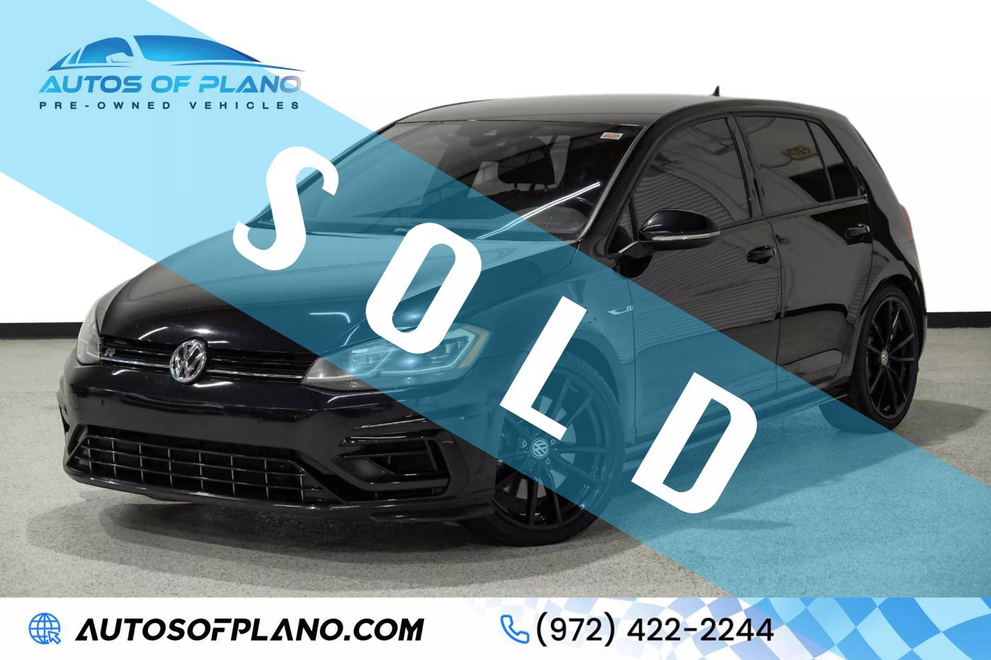 2019 Volkswagen Golf R Base — Hatchback — 55,288 mi — Plano, TX