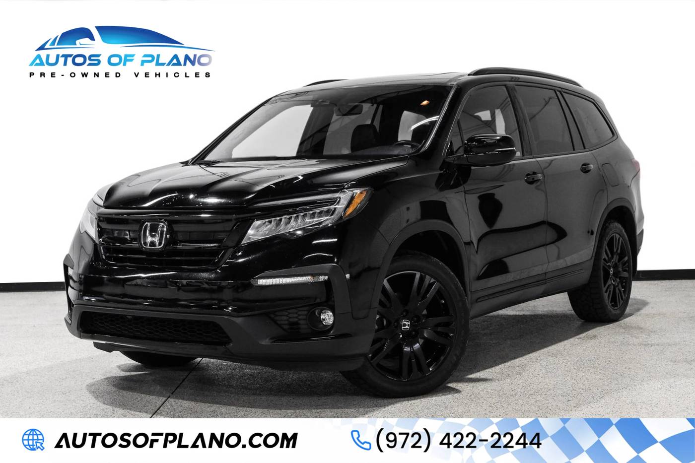 2022 Honda Pilot Black Edition — SUV — 87,616 mi — Plano, TX