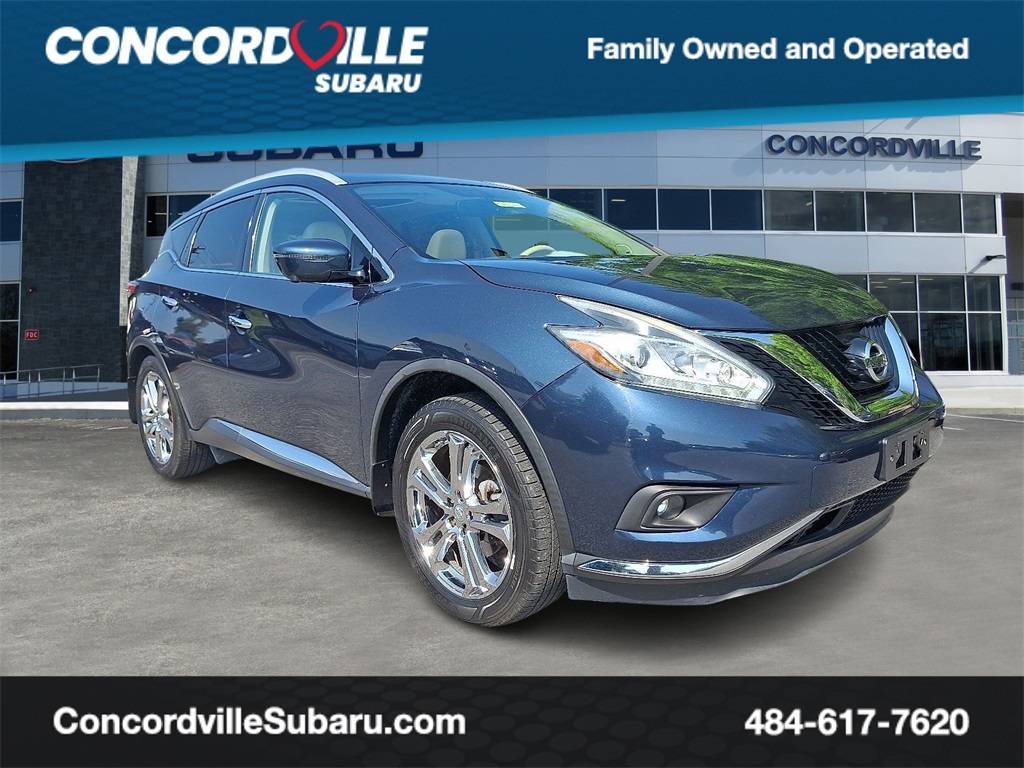 2018 Nissan Murano Platinum — SUV — 52,914 mi — Glen Mills, PA