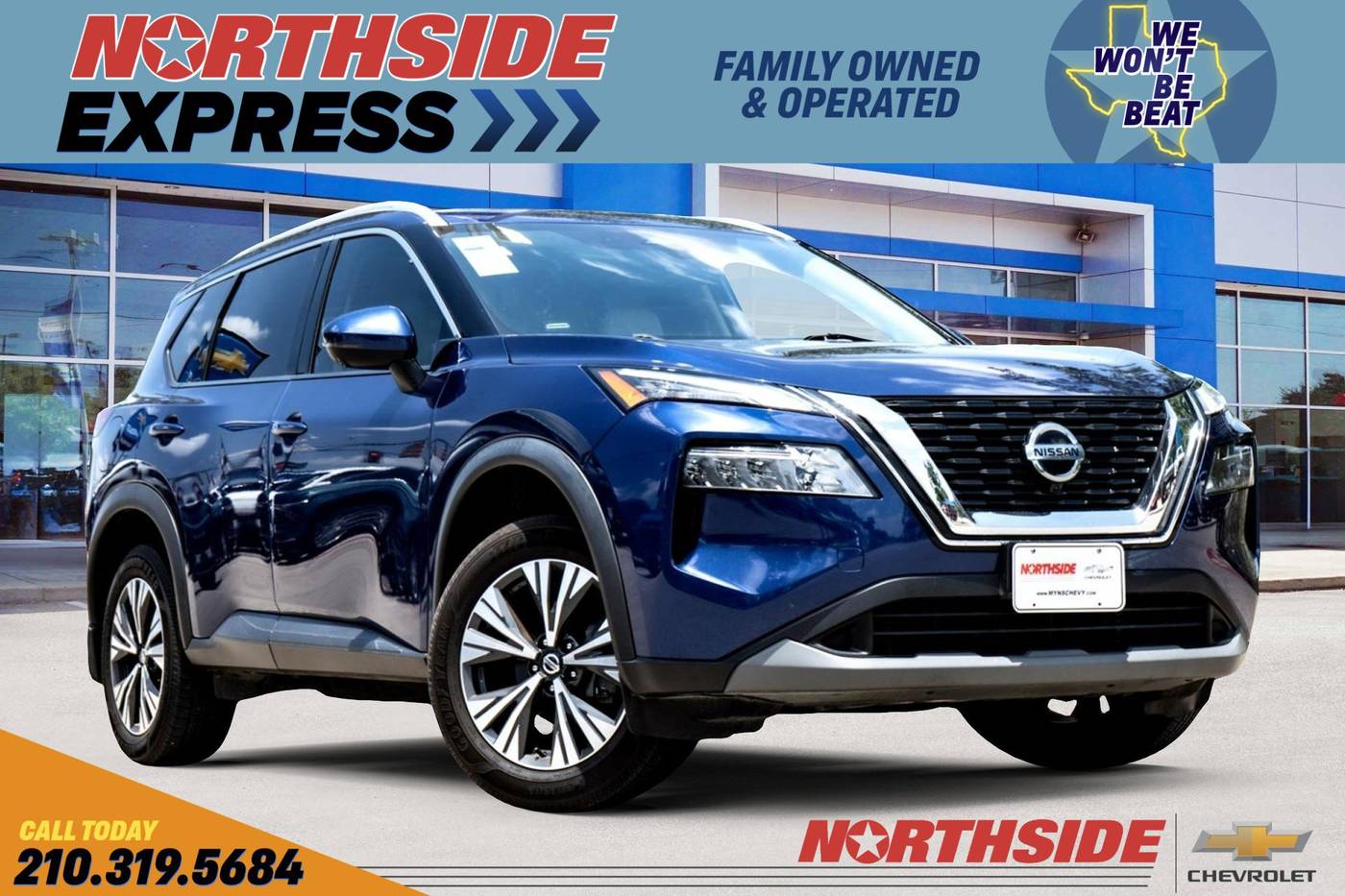 2021 Nissan Rogue SV — SUV — 76,737 mi — San Antonio, TX