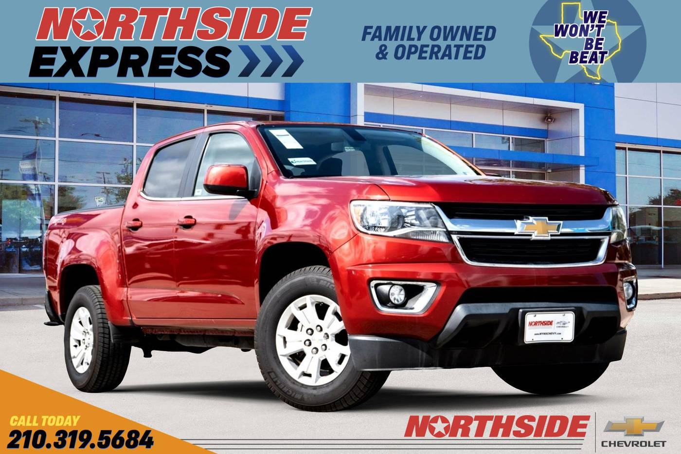 2016 Chevrolet Colorado LT — Pickup Truck — 100,466 mi — San Antonio, TX