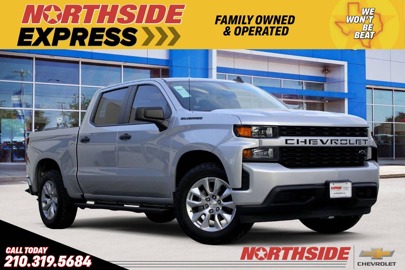 2021 Chevrolet Silverado 1500 Custom — Pickup Truck — 58,000 mi — San Antonio, TX