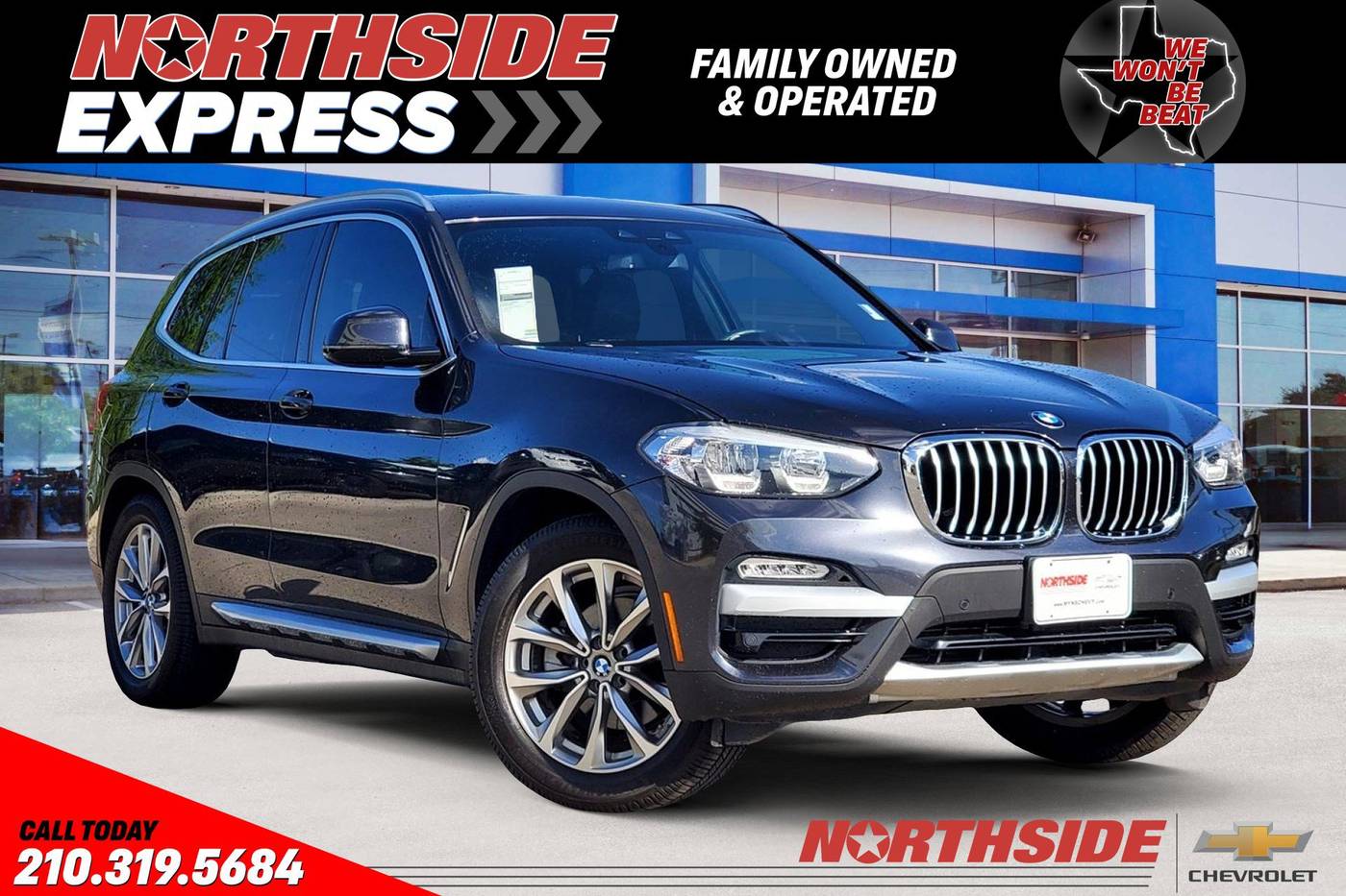 2019 BMW X3 30i — SUV — 70,394 mi — San Antonio, TX