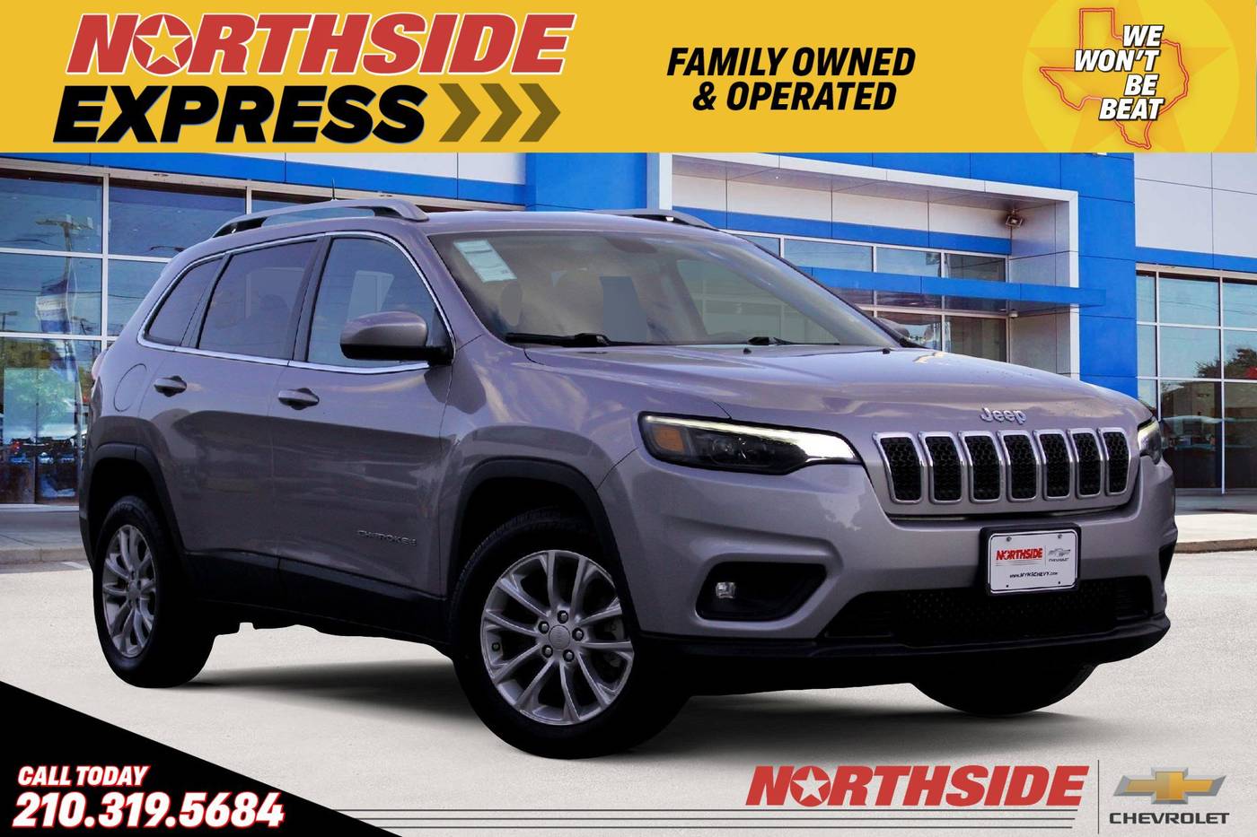 2019 Jeep Cherokee Latitude — SUV — 63,043 mi — San Antonio, TX