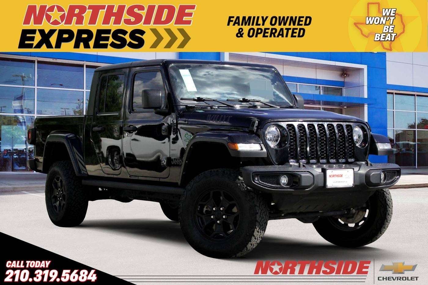 2021 Jeep Gladiator Willys Sport — Pickup Truck — 50,413 mi — san antonio, TX