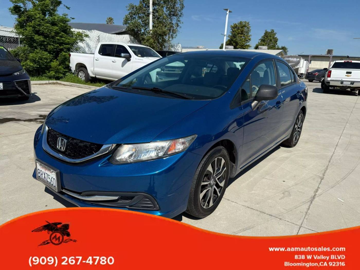 2013 Honda Civic EX — Sedan — 92,921 mi — Bloomington, CA