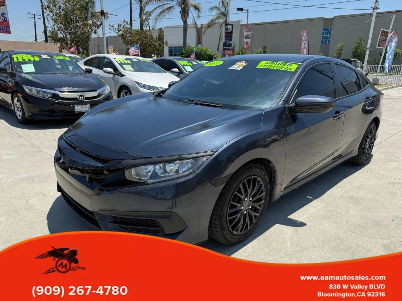 2017 Honda Civic LX — Sedan — 101,687 mi — Bloomington, CA