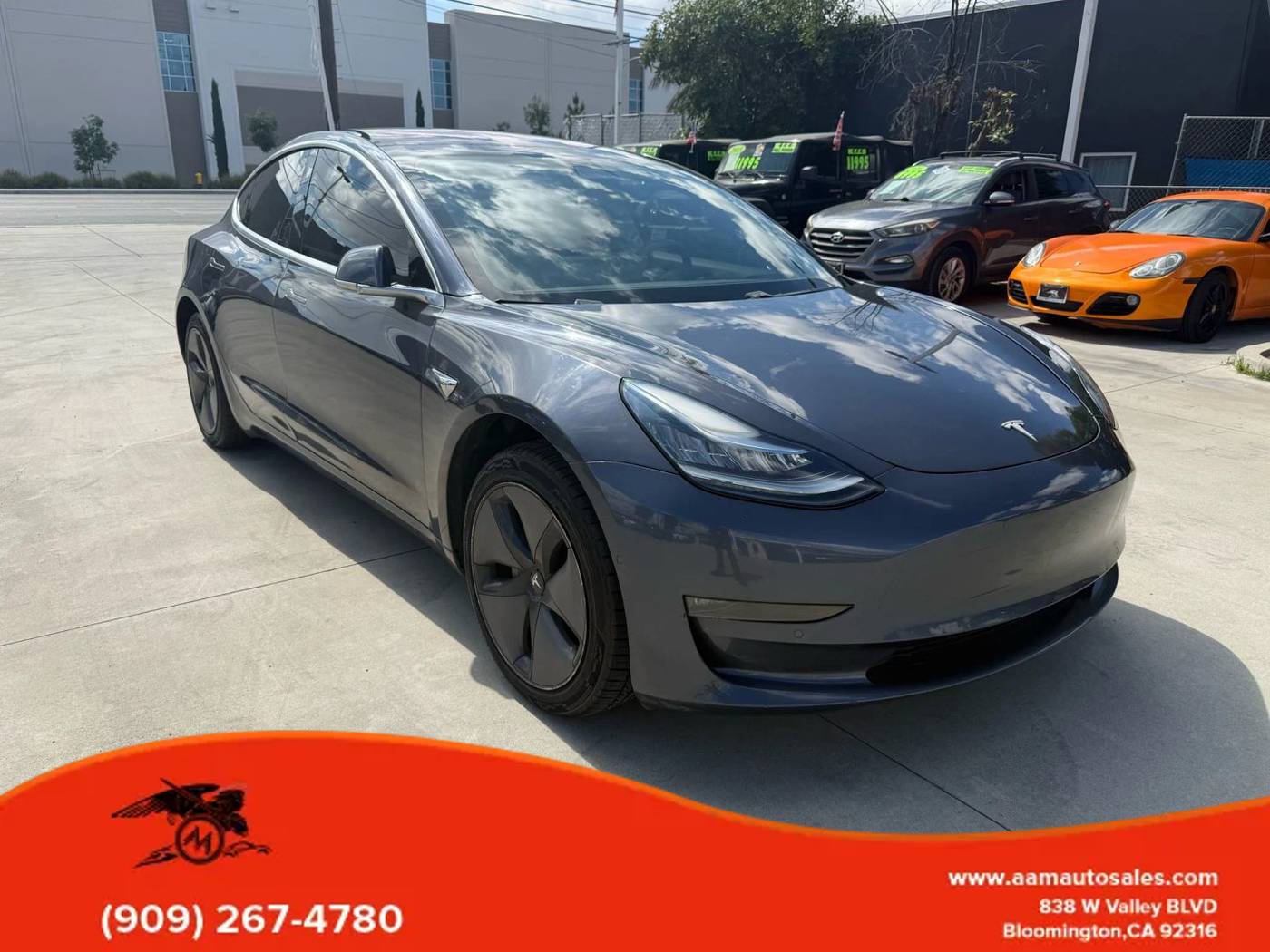 2018 Tesla Model 3 Long Range — Sedan — 42,654 mi — Bloomington, CA
