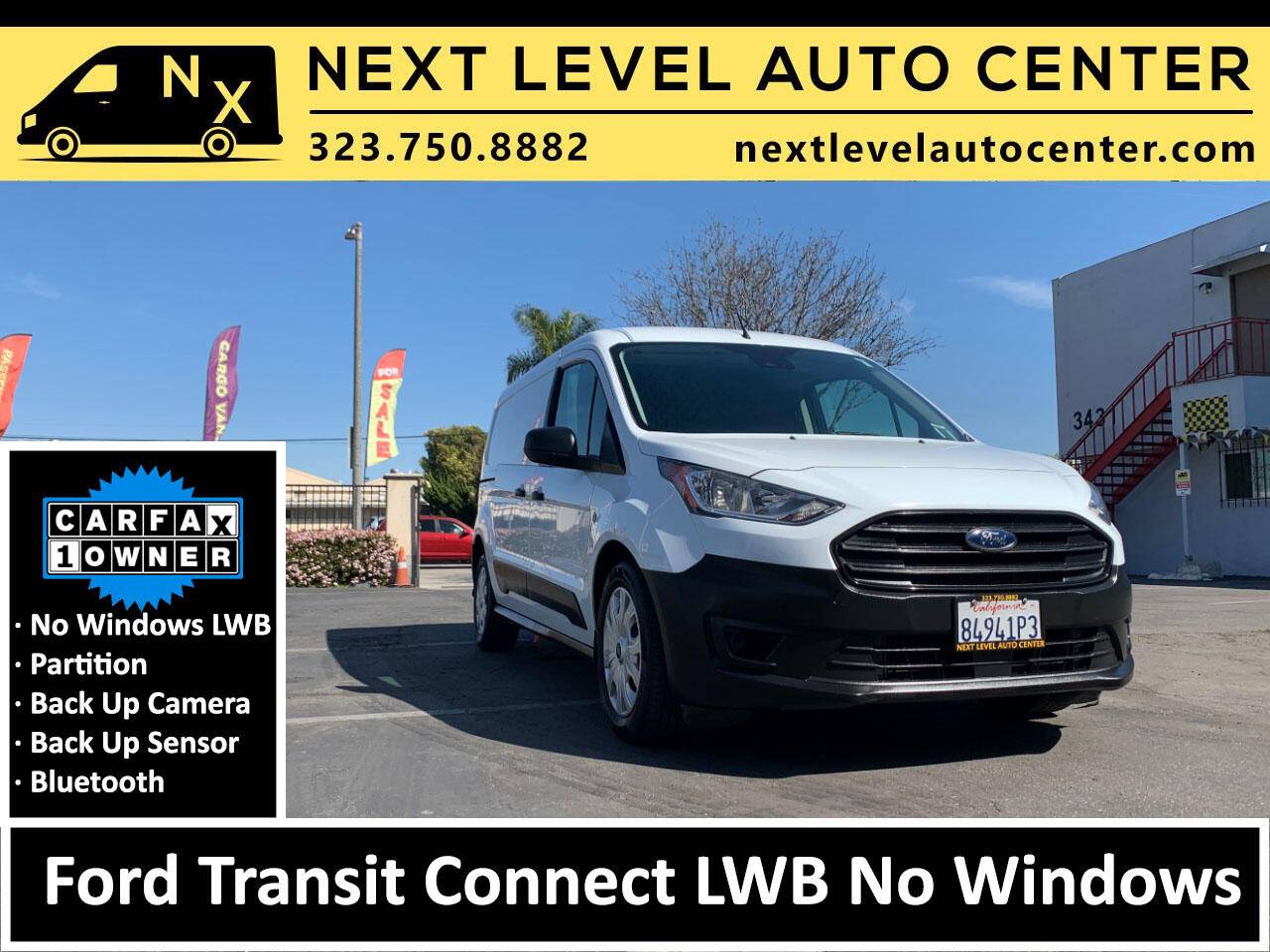 2020 Ford Transit Connect Van XL — Cargo Van — 14,729 mi — Long Beach, CA