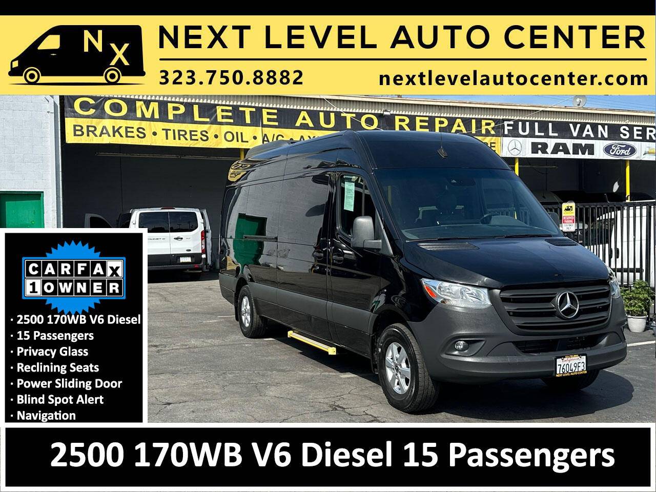 2020 Mercedes-Benz Sprinter Passenger Van 2500 — Passenger Van — 32,142 mi — Long Beach, CA