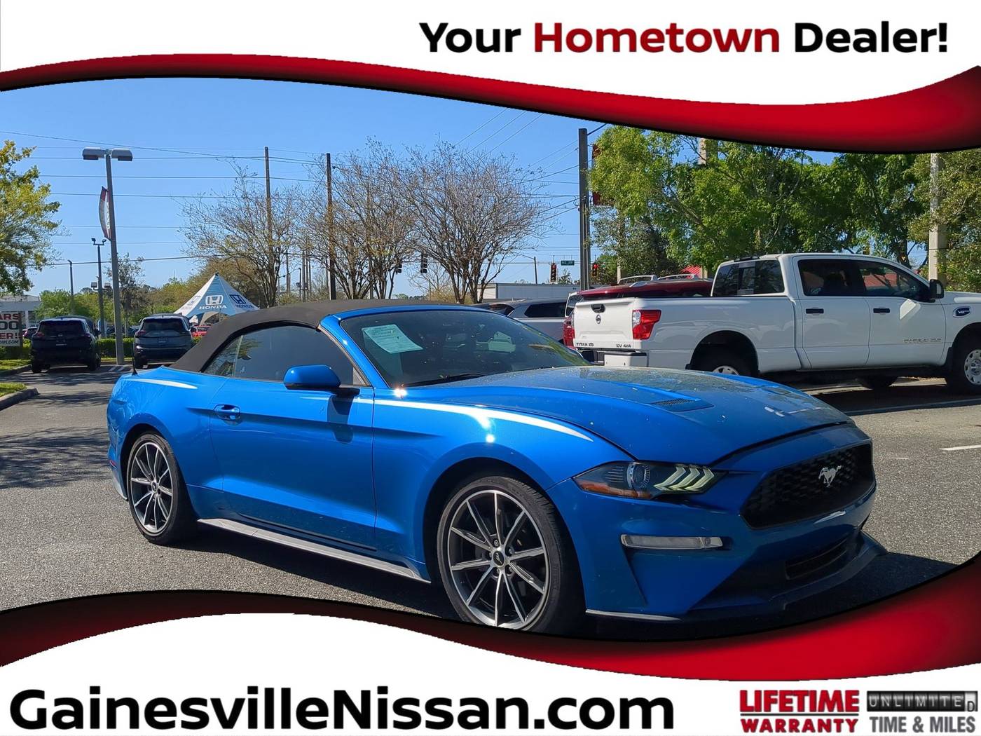 2019 Ford Mustang EcoBoost Premium — Convertible — 10,491 mi — Gainesville, FL