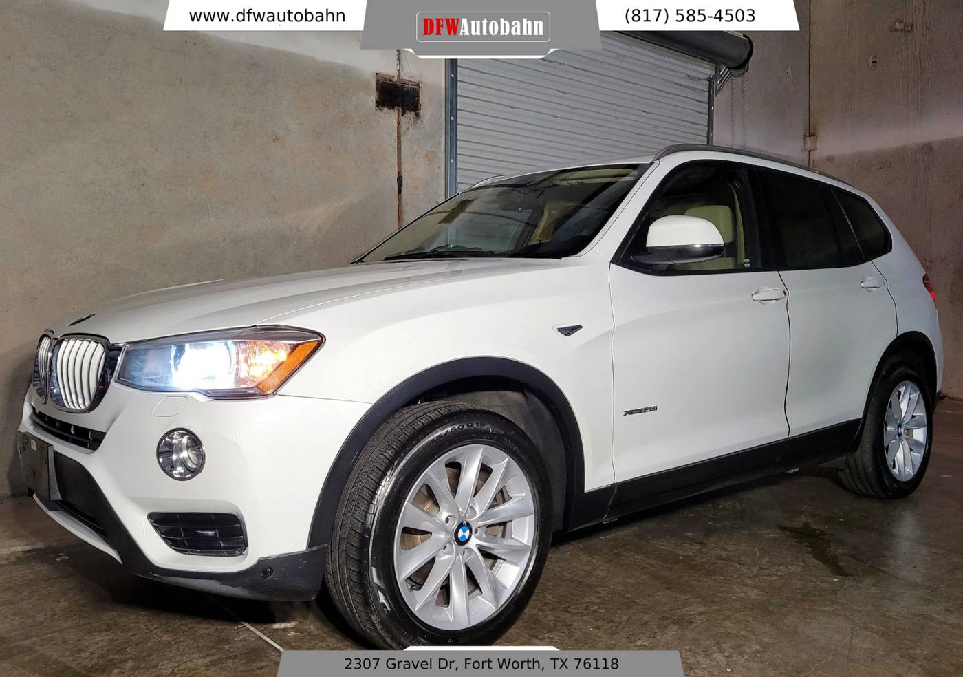 2016 BMW X3 28i — SUV — 126,099 mi — Fort Worth, TX