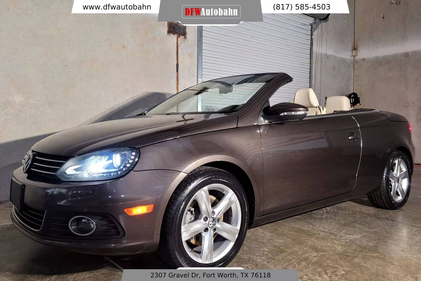 2012 Volkswagen Eos Executive — Convertible — 84,218 mi — Fort Worth, TX