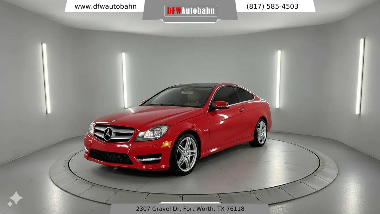 2012 Mercedes-Benz C-Class C 250 — Coupe — 31,242 mi — Fort Worth, TX