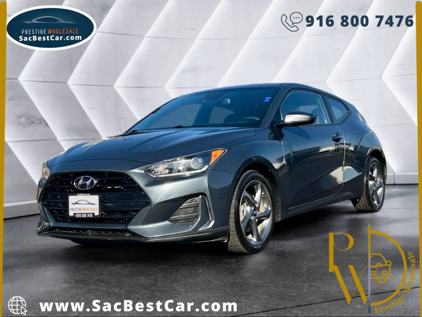 2019 Hyundai Veloster 2.0 — Hatchback — 72,126 mi — Sacramento, CA