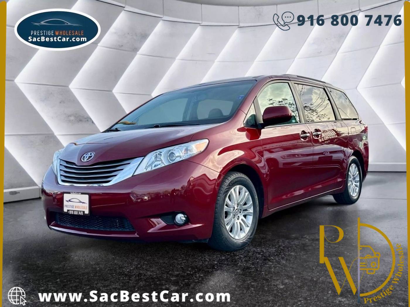 2016 Toyota Sienna XLE — Minivan — 66,381 mi — Sacramento, CA