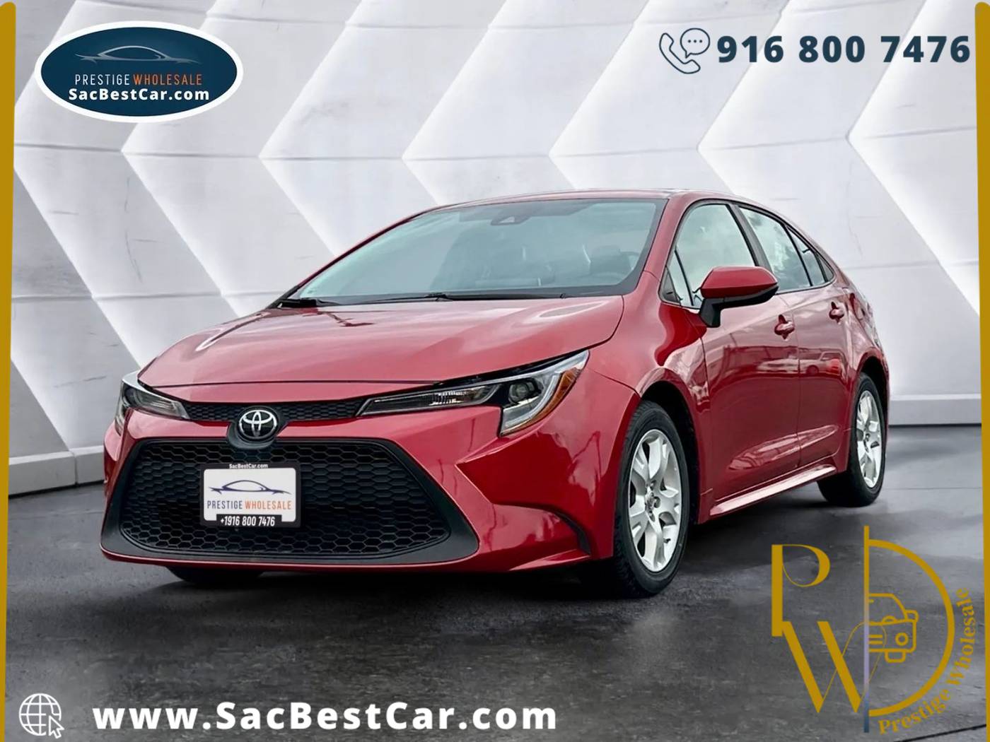 2021 Toyota Corolla LE — Sedan — 104,510 mi — Sacramento, CA