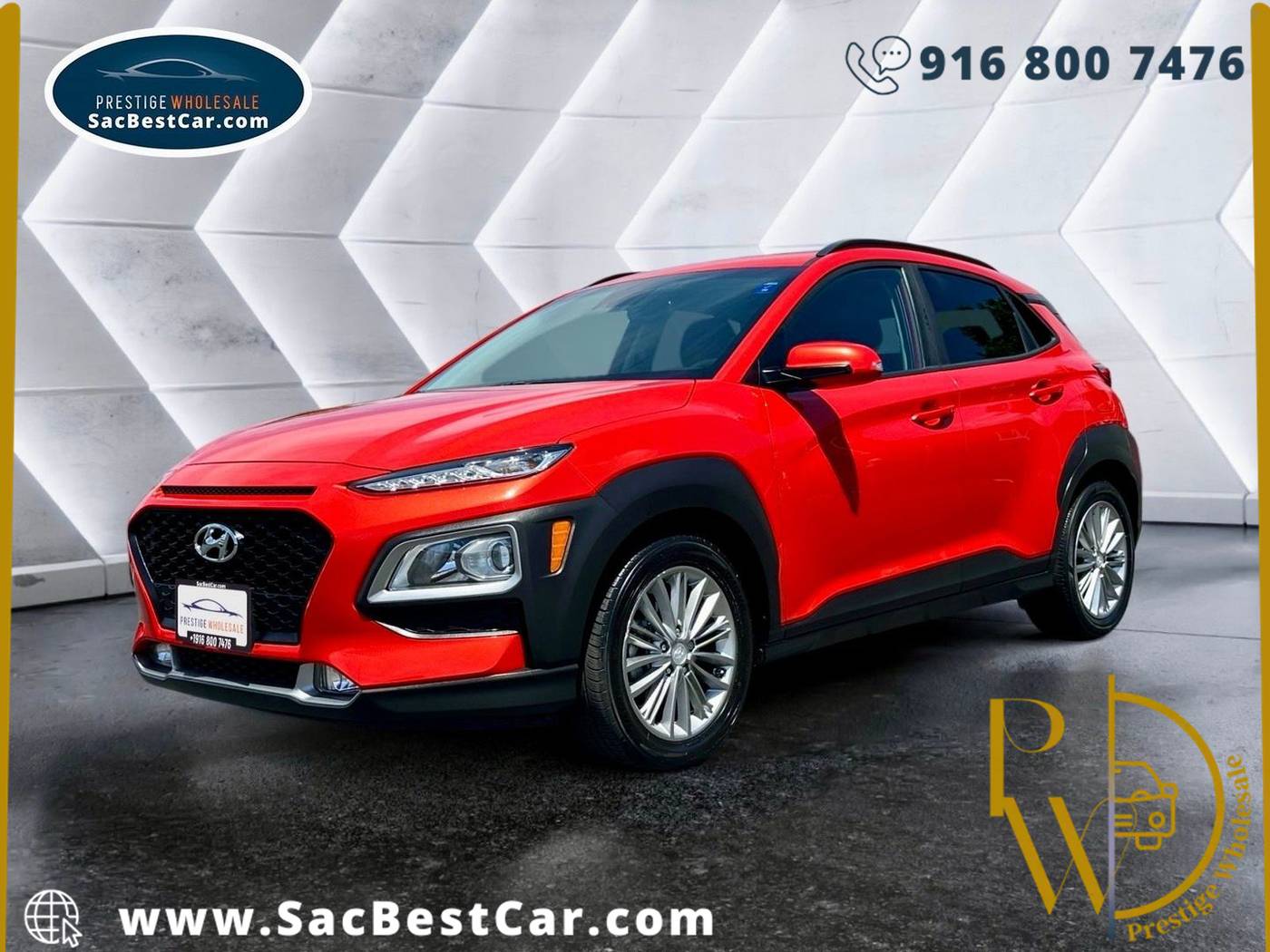 2019 Hyundai Kona SEL — SUV — 64,153 mi — Sacramento, CA