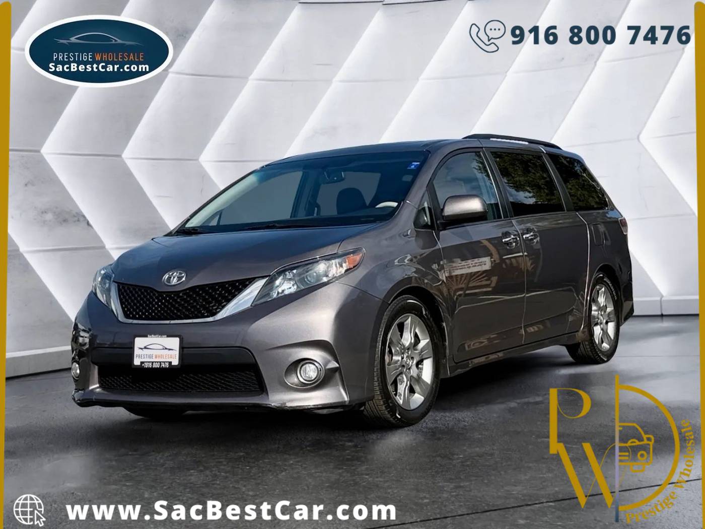 2014 Toyota Sienna SE — Minivan — 77,114 mi — Sacramento, CA