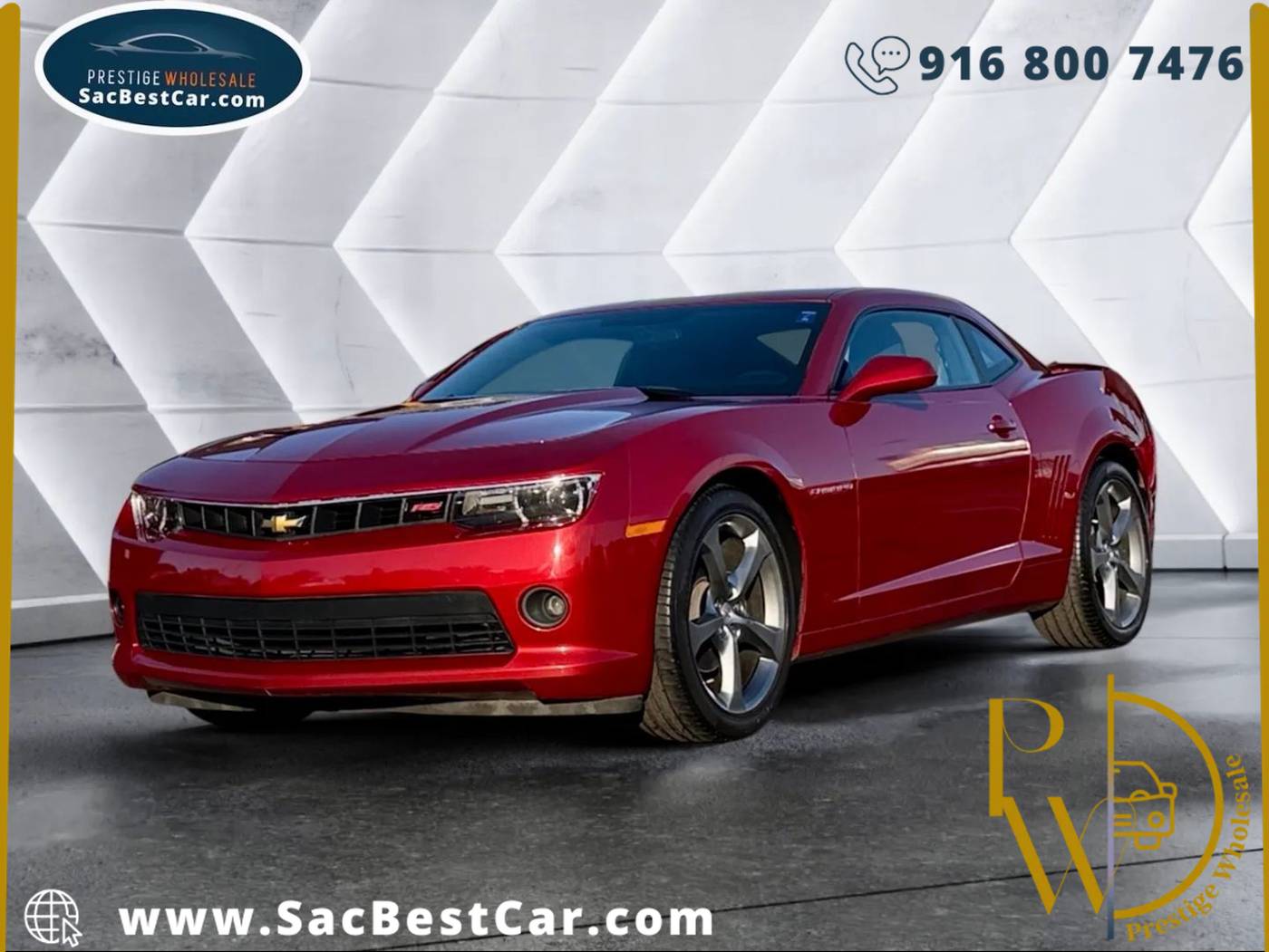 2014 Chevrolet Camaro 1LT — Coupe — 90,655 mi — Sacramento, CA
