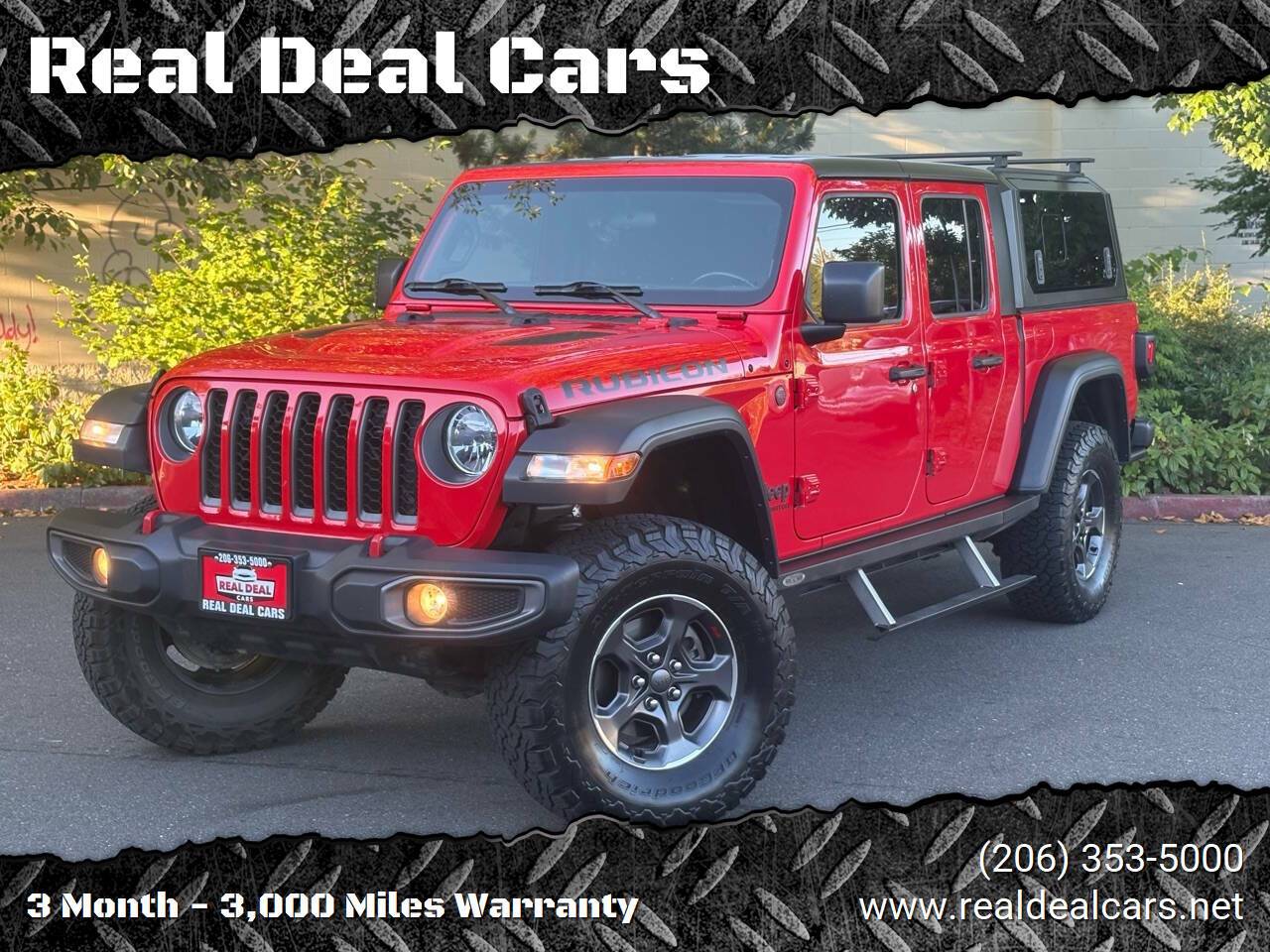 2020 Jeep Gladiator Rubicon — Pickup Truck — 55,572 mi — Everett, WA