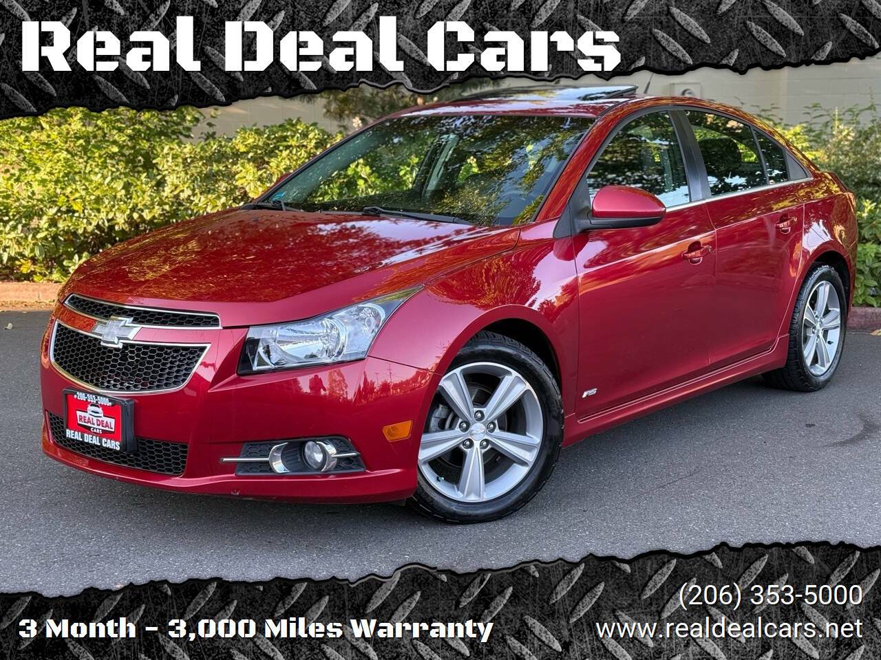 2012 Chevrolet Cruze 2LT — Sedan — 95,261 mi — Everett, WA
