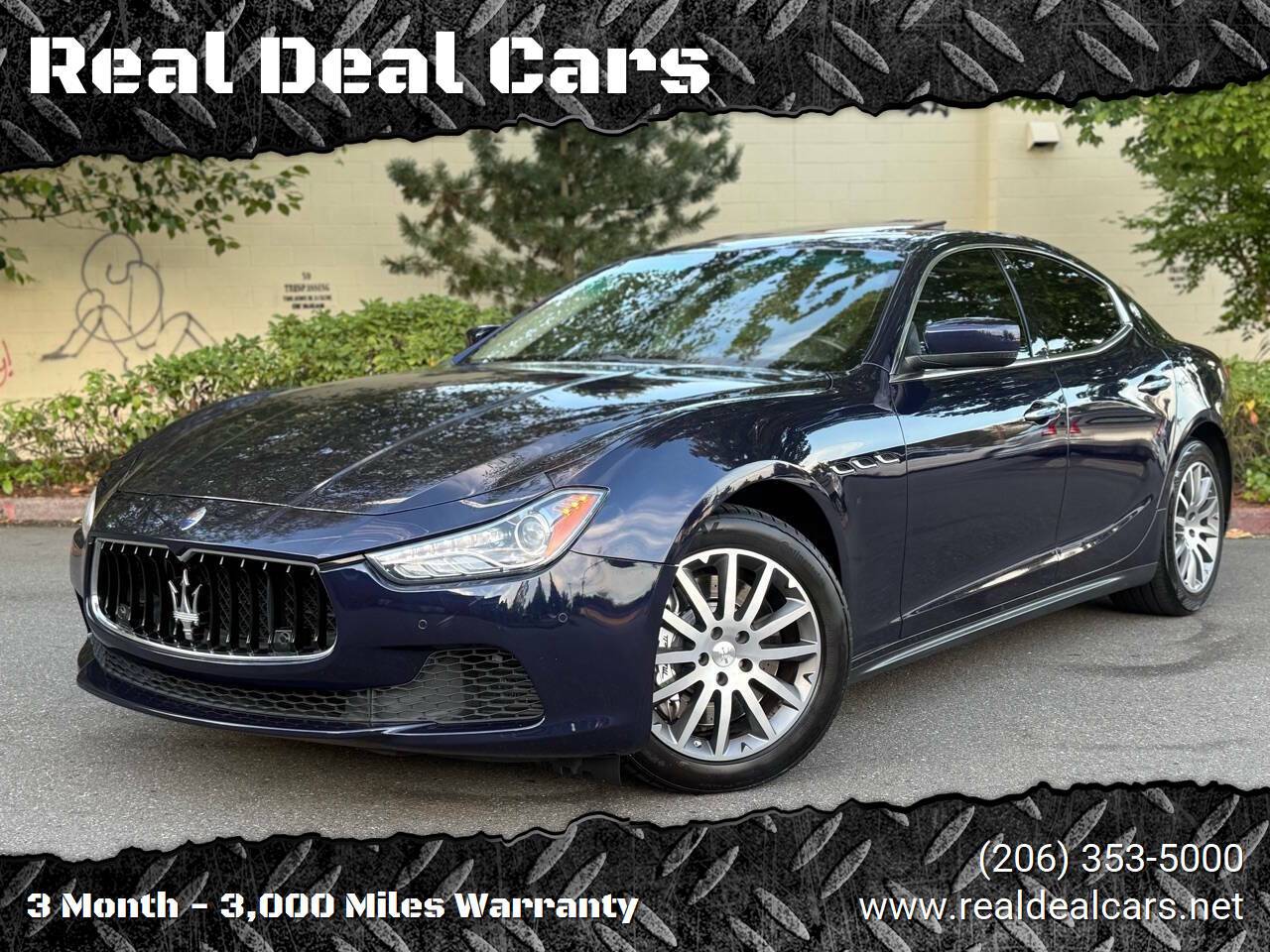 2014 Maserati Ghibli S Q4 — Sedan — 67,230 mi — Everett, WA