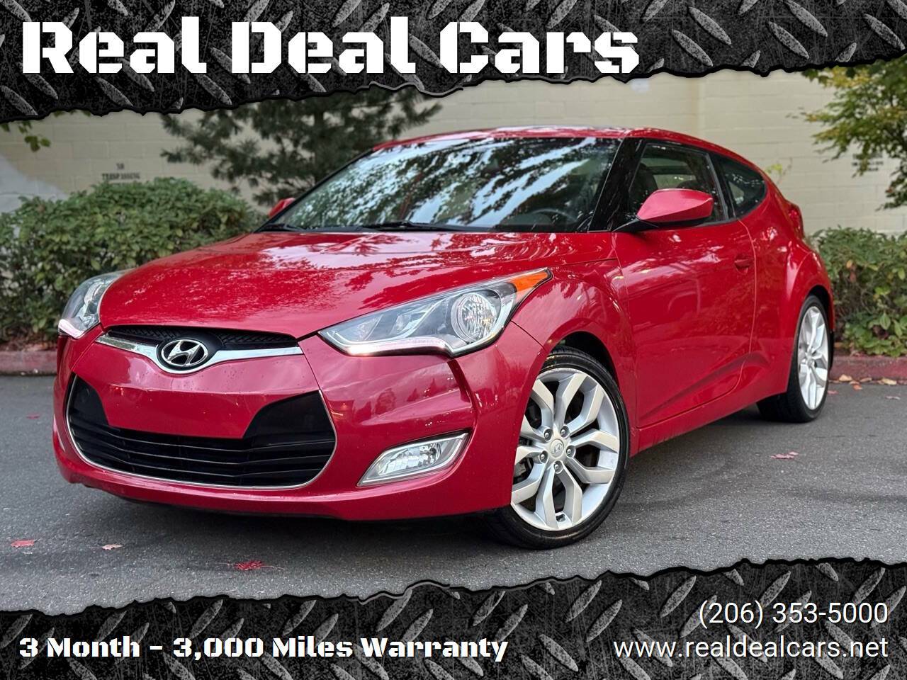 2013 Hyundai Veloster Base — Hatchback — 77,733 mi — Everett, WA