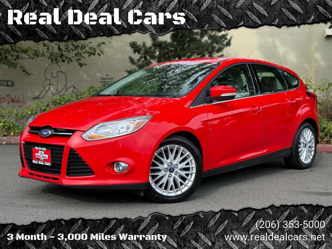 2012 Ford Focus SEL — Hatchback — 81,881 mi — Everett, WA