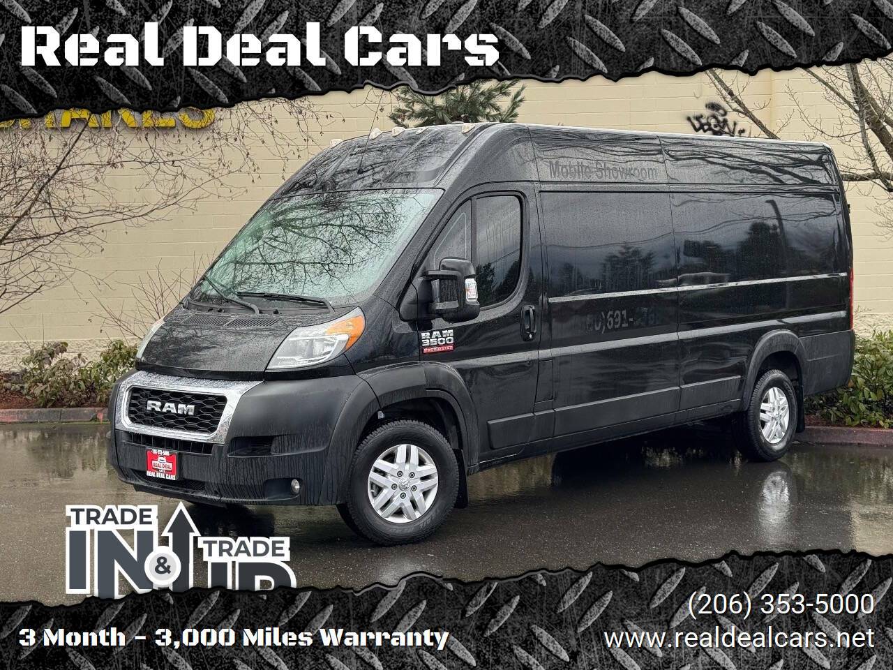 2019 Ram ProMaster Cargo Van 3500 — Cargo Van — 118,311 mi — Everett, WA