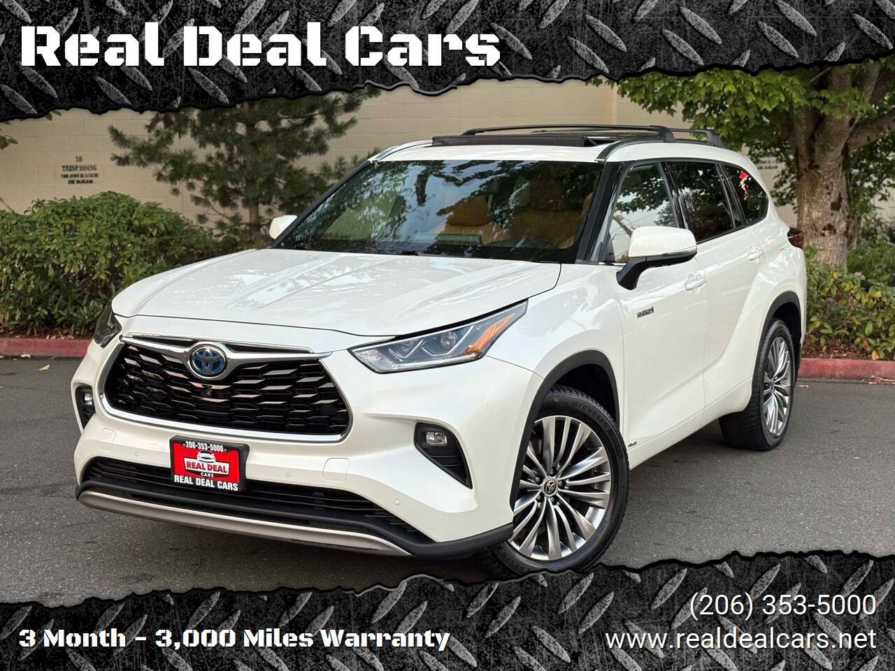 2020 Toyota Highlander Hybrid Limited Platinum — SUV — 86,065 mi — Everett, WA