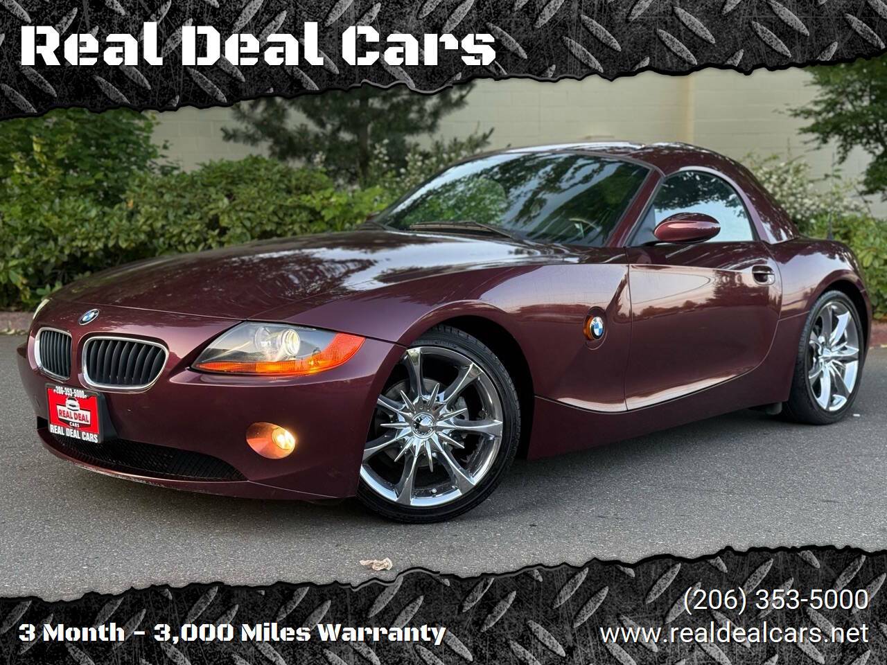 2004 BMW Z4 2.5i — Convertible — 58,479 mi — Everett, WA