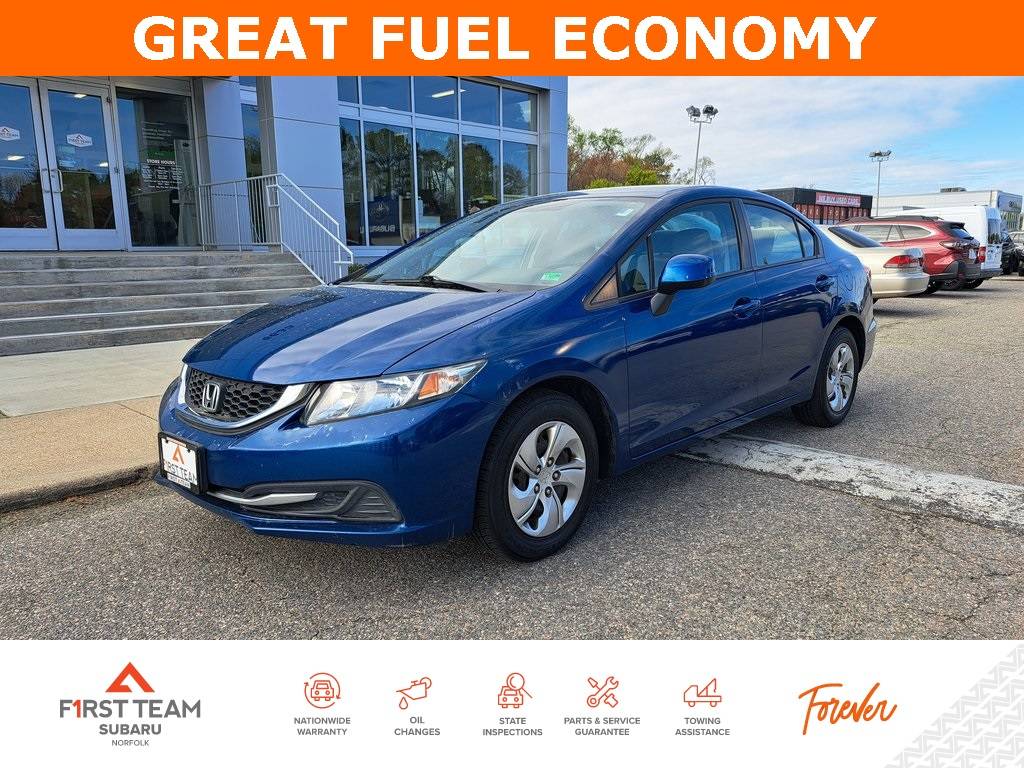 2013 Honda Civic LX — Sedan — 123,394 mi — Norfolk, VA