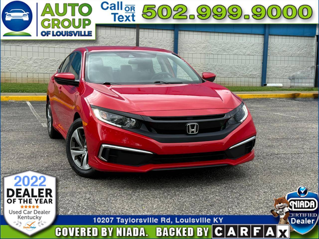 2019 Honda Civic LX — Sedan — 54,004 mi — Louisville, KY